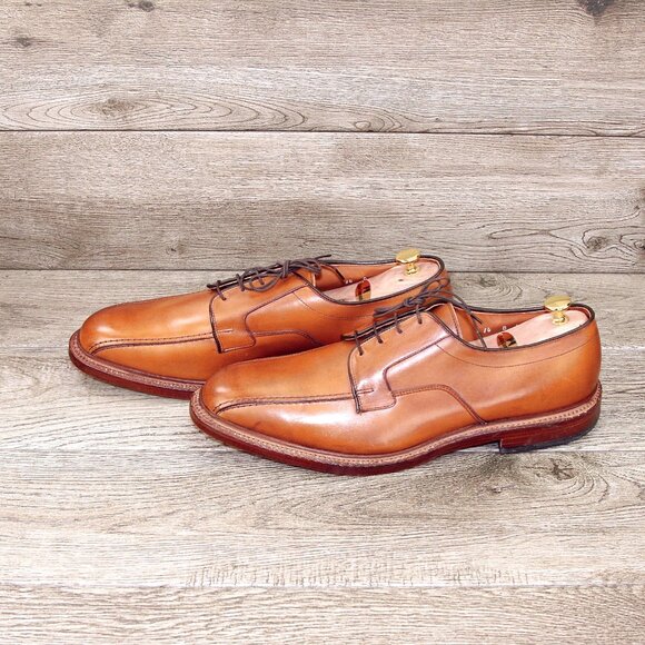 *NIB* $395 Allen Edmonds HILLCREST Derby 14 B Narrow Chestnut *add $15 new Trees main image 10